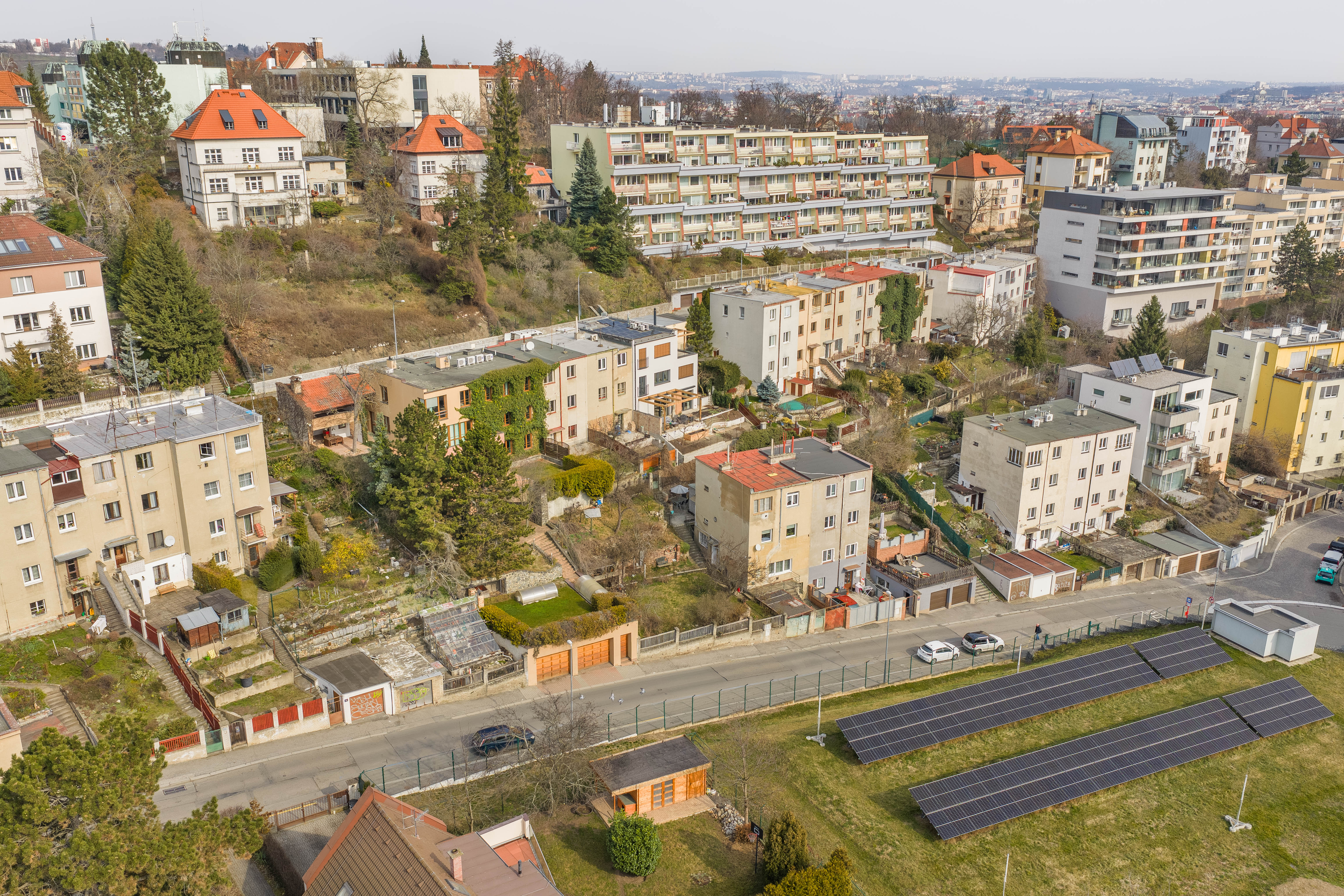 Drone — detail domu